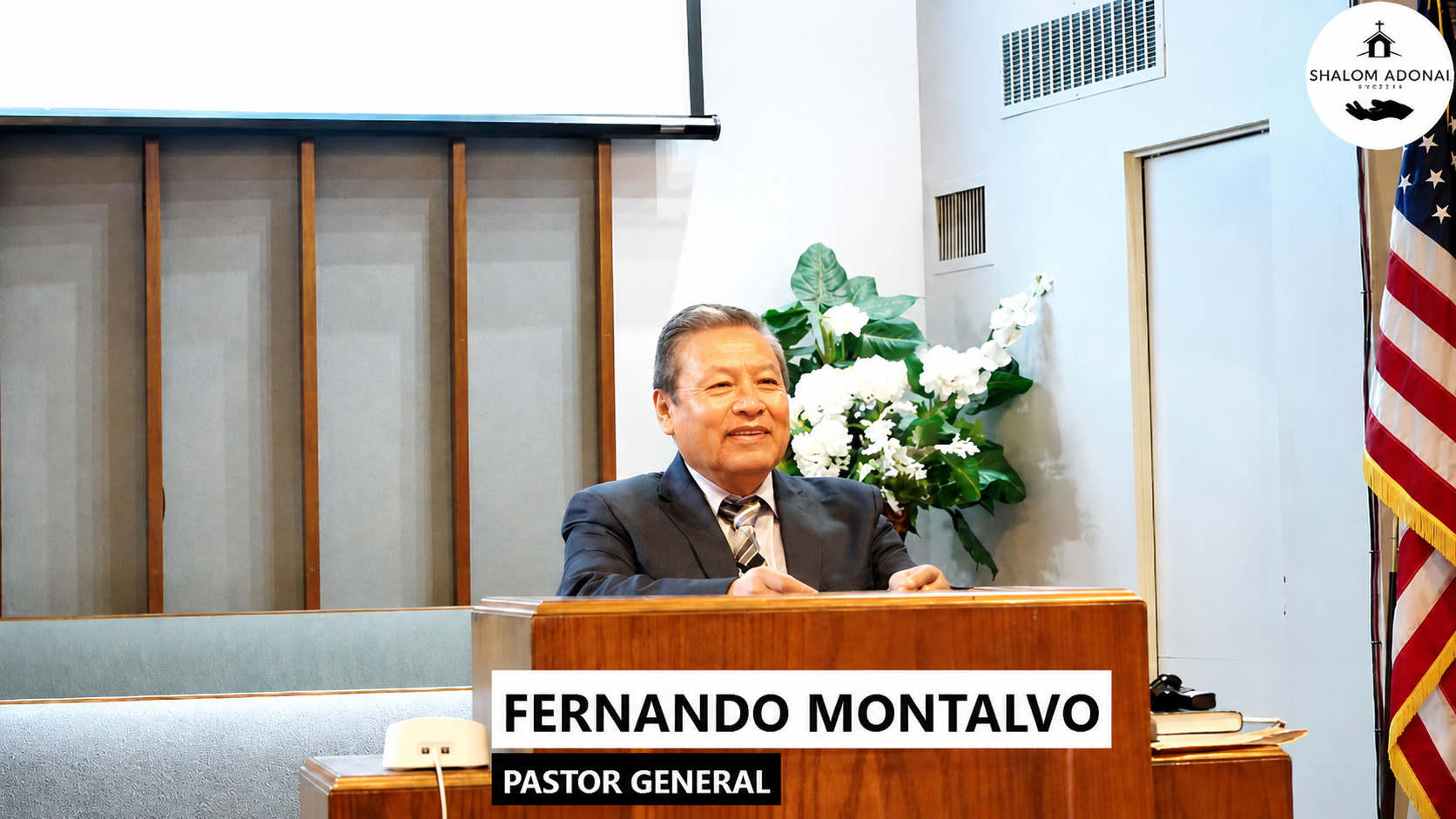 Pastor Fernando Montalvo predicando